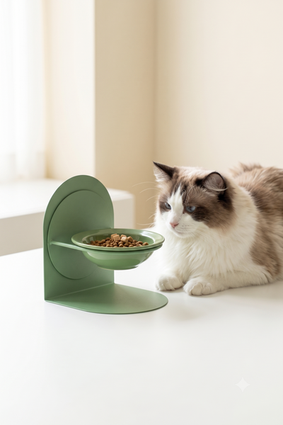 MİYAVHAV Boyu Ayarlanabilir Mıknatıslı Kedi Köpek Mama Kabı