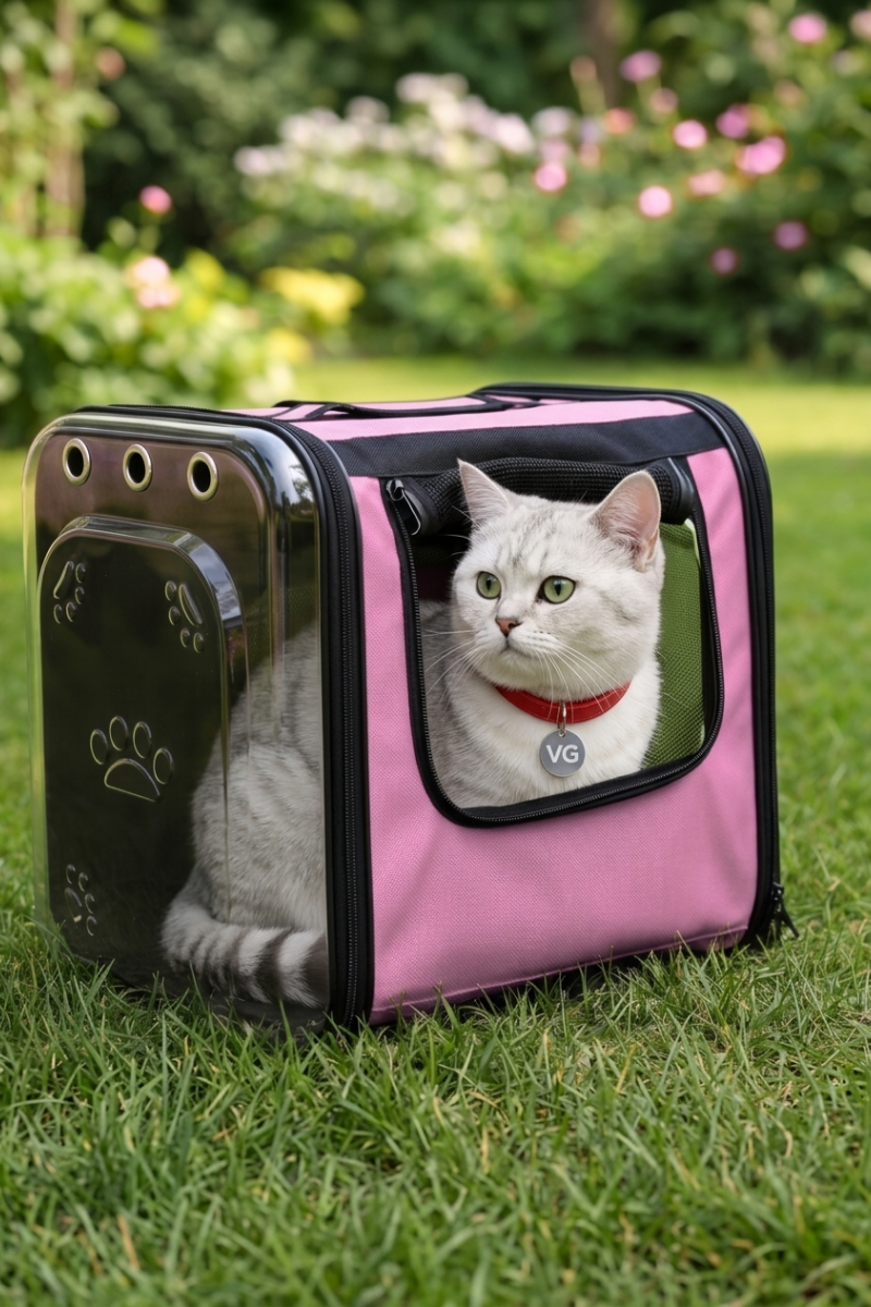 TV Tasarımlı Şeffaf Kedi Taşıma Çantası | Pet Sırt Çantası | Köpek Taşıma Çantası