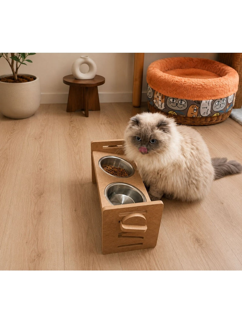 MİYAVHAV Ayarlanabilir Kedi Mama Kabı