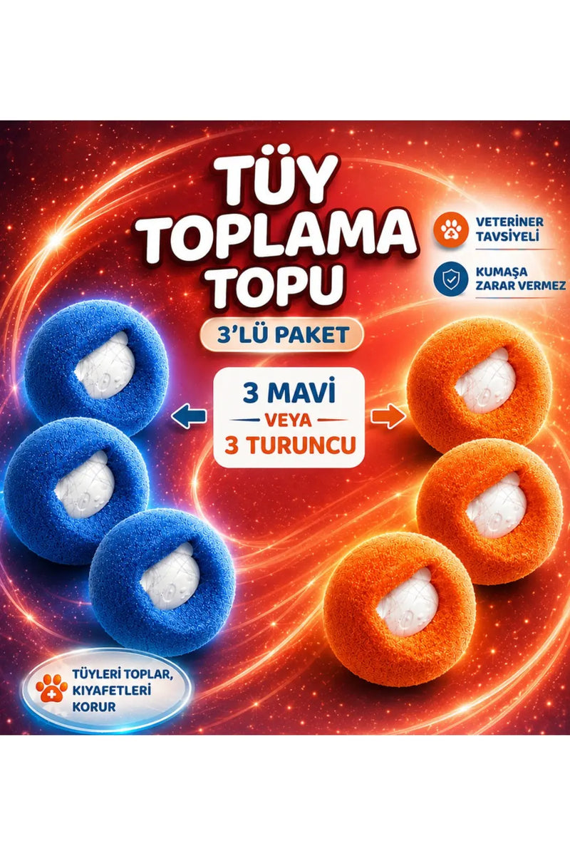 MİYAVHAV Çamaşır Makinesi Tüy ve Kıl Toplama Topu 4'lü Set | Kedi Köpek Tüy toplama Yeniden KullanılabilirÇamaşır Makinesi Tüy ve Kıl Toplama Topu 4'lü Set | Kedi Köpek Tüy toplama Yeniden Kullanılabilir