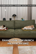 MİYAVHAV Serin (60X40CM) - 4 Mevsim Kedi/ Köpek Matı, Sıcak Veya Soğuk Kullanılabilen Minder Yatak