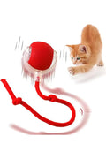MİYAVHAV Akıllı Kedi Oyuncağı, USB Şarjlı, LED Işıklı, 3 Modlu, Otomatik Yuvarlanan Top