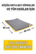 MİYAVHAV Serin (60X40CM) - 4 Mevsim Kedi/ Köpek Matı, Sıcak Veya Soğuk Kullanılabilen Minder Yatak
