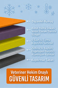MİYAVHAV Serin (60X40CM) - 4 Mevsim Kedi/ Köpek Matı, Sıcak Veya Soğuk Kullanılabilen Minder Yatak