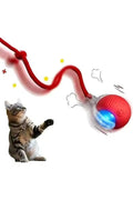 MİYAVHAV Akıllı Kedi Oyuncağı, USB Şarjlı, LED Işıklı, 3 Modlu, Otomatik Yuvarlanan Top